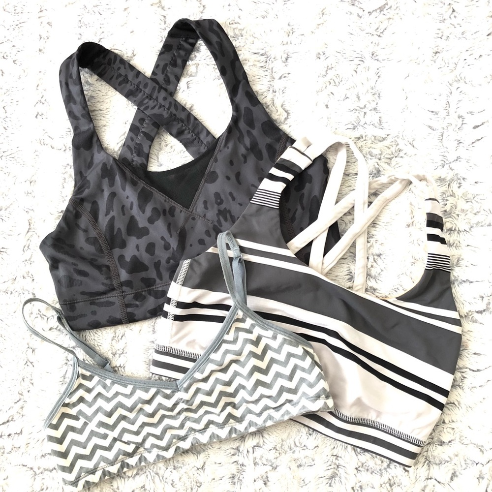 SET OF 3 Bras Lululemon PINK Victoria’s Secret 4